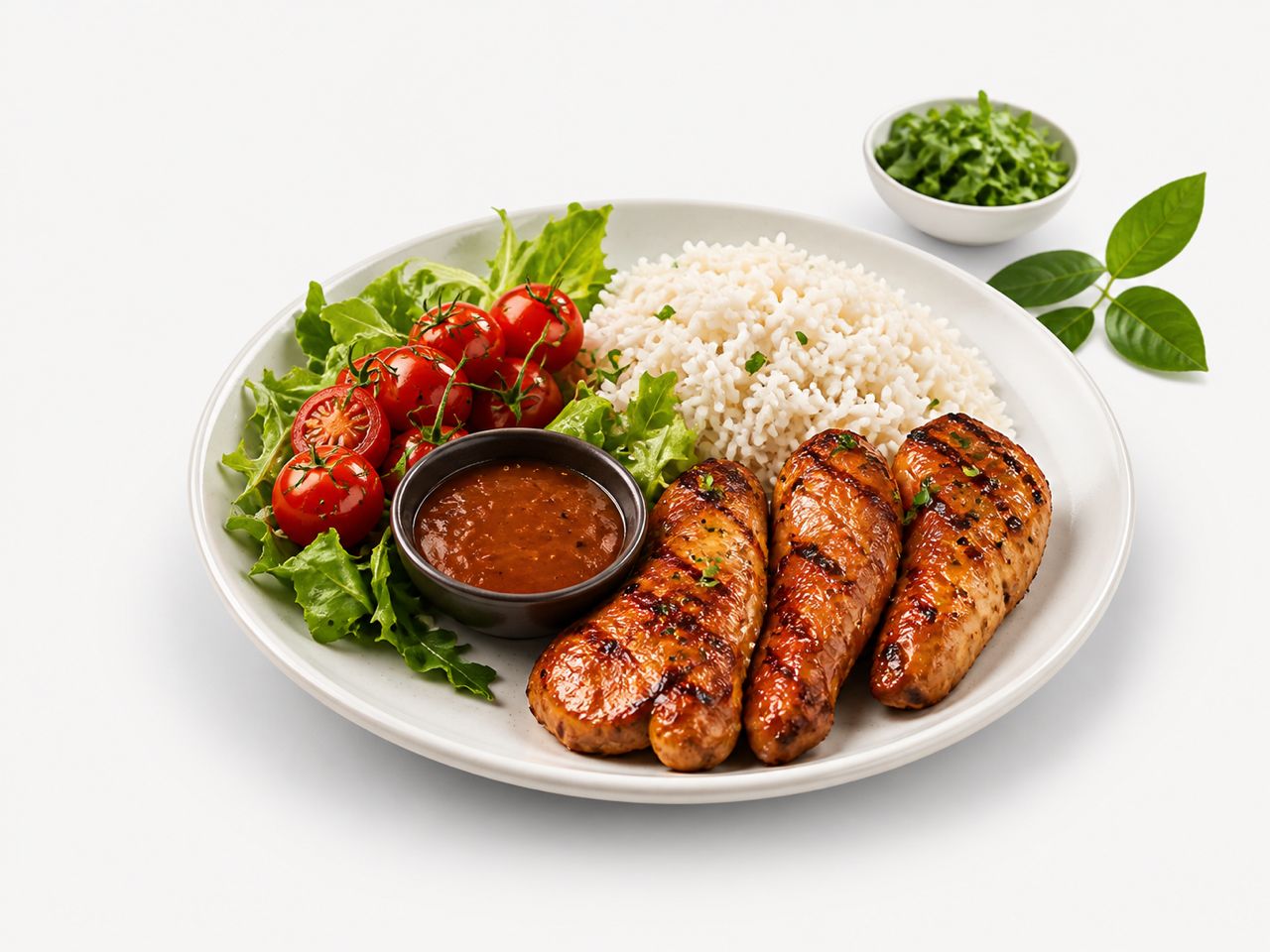 Fresh restaurant meal