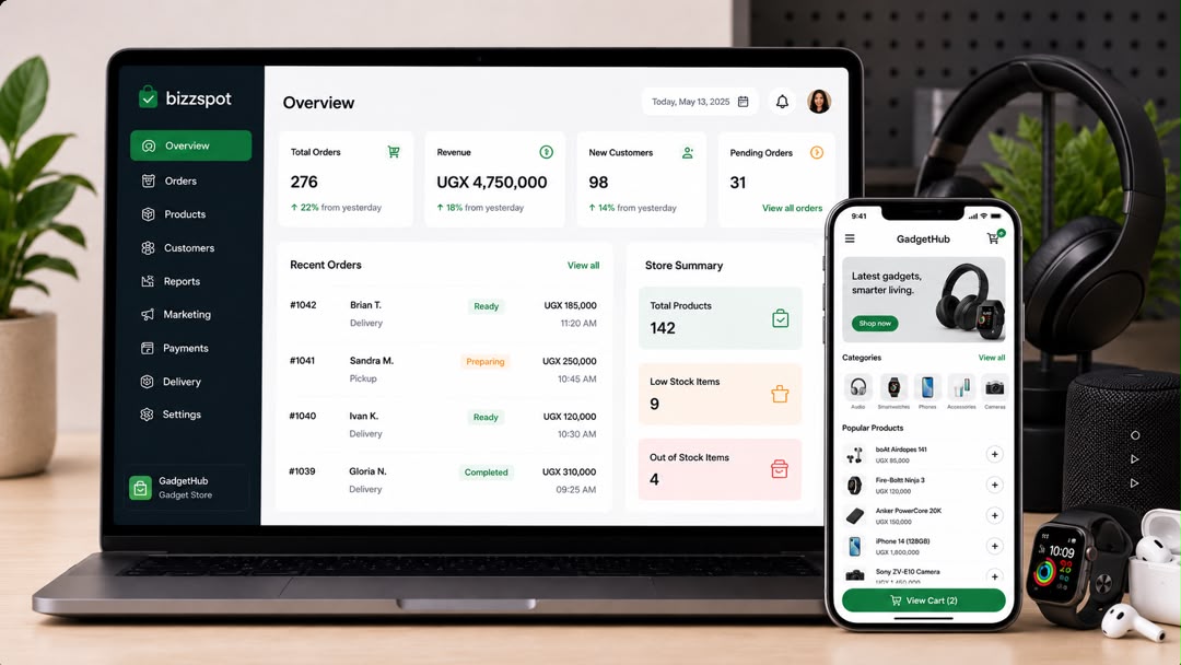 Bizzspot platform preview